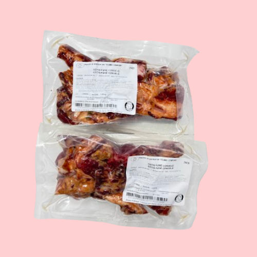 Cotis de porc fumé 1kg