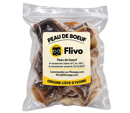 Peau de Bœuf Surgelée 300g (Kpolo, Kanda, Ponmo) de Côte d'Ivoire