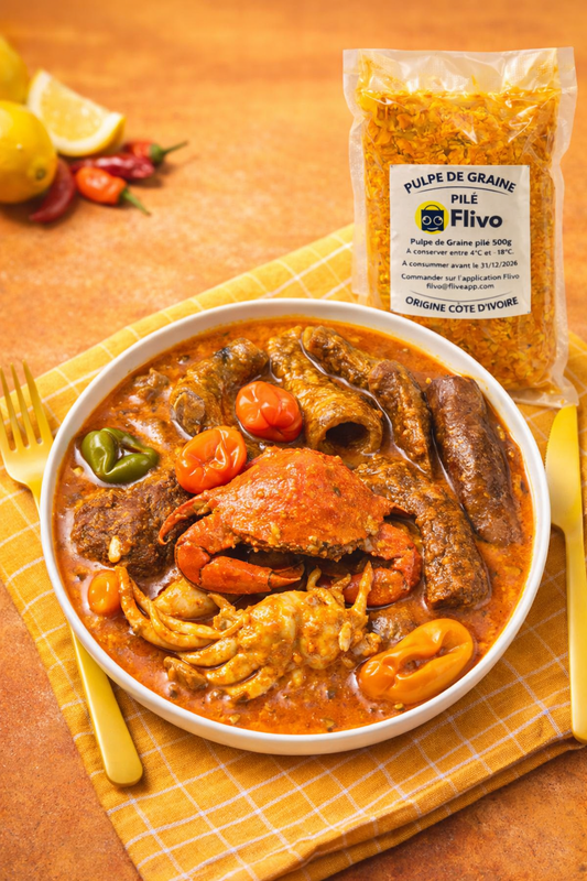 Pulpe de Sauce Graine (Mosaka) Sans Grain – 500g