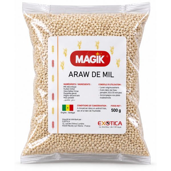Araw de mil / grain de mil pour baca- 500 g