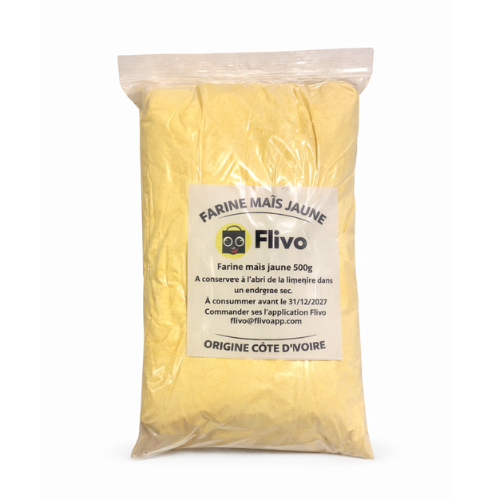 Farine de maïs jaune – 500 g