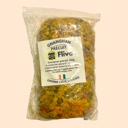 Gnangnan Grains Précuits Congelés 500g