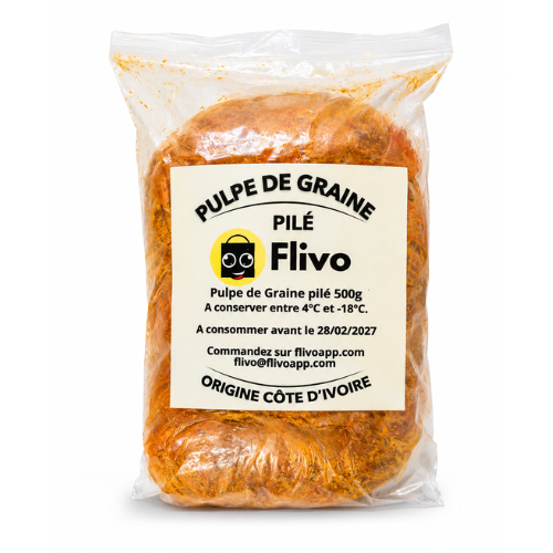Pulpe de Sauce Graine (Mosaka) Sans Grain – 500g