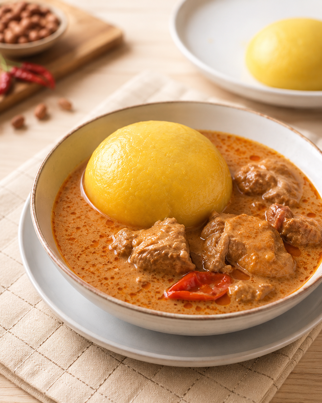 Pack Recette Foutou Sauce Arachide