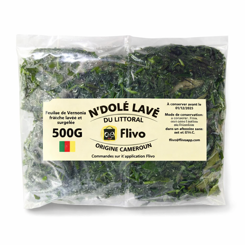 Feuilles de Ndolé lavé