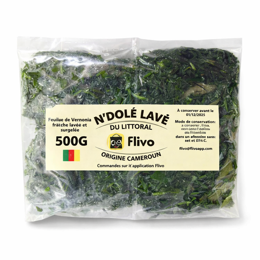 Feuilles de Ndolé lavé