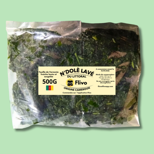 Feuilles de Ndolé lavé