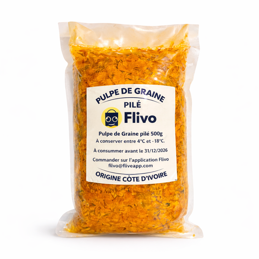 Pulpe de Sauce Graine (Mosaka) Sans Grain – 500g