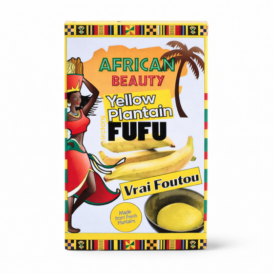 Fufu Plantain Jaune – Farine de Banane Plantain – 681 g