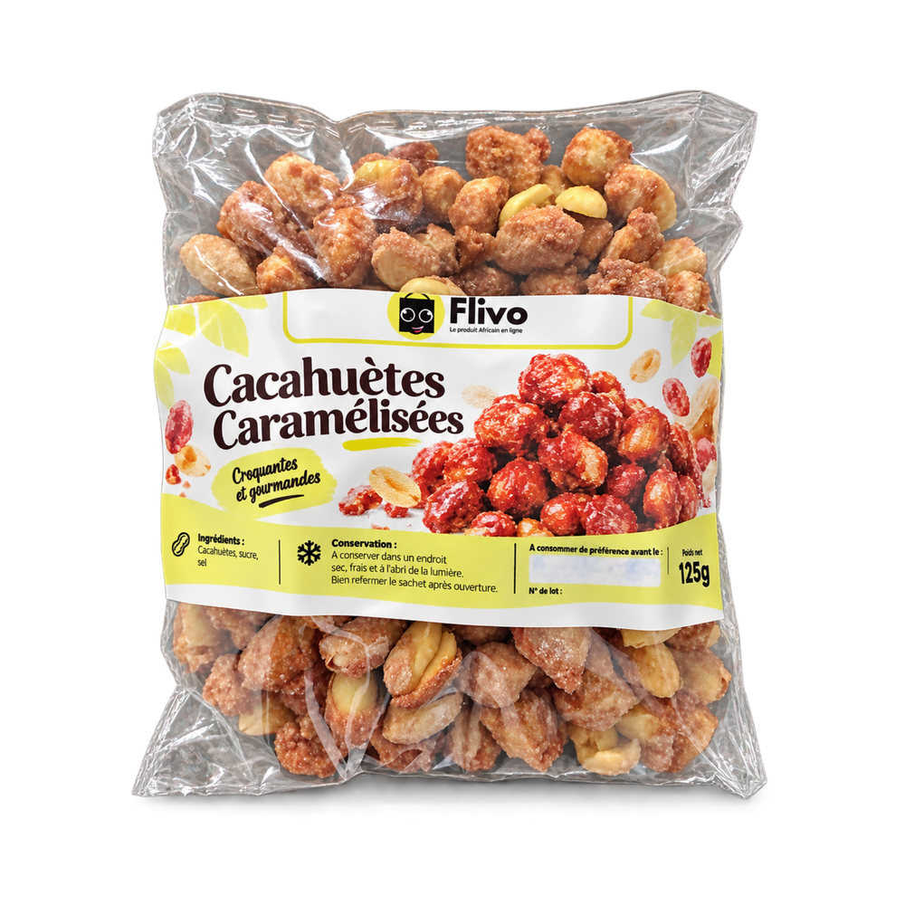 Cacahuètes caramélisées – 125 g