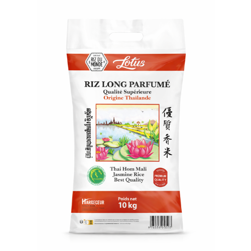 Riz long parfumé Lotus 10 kg